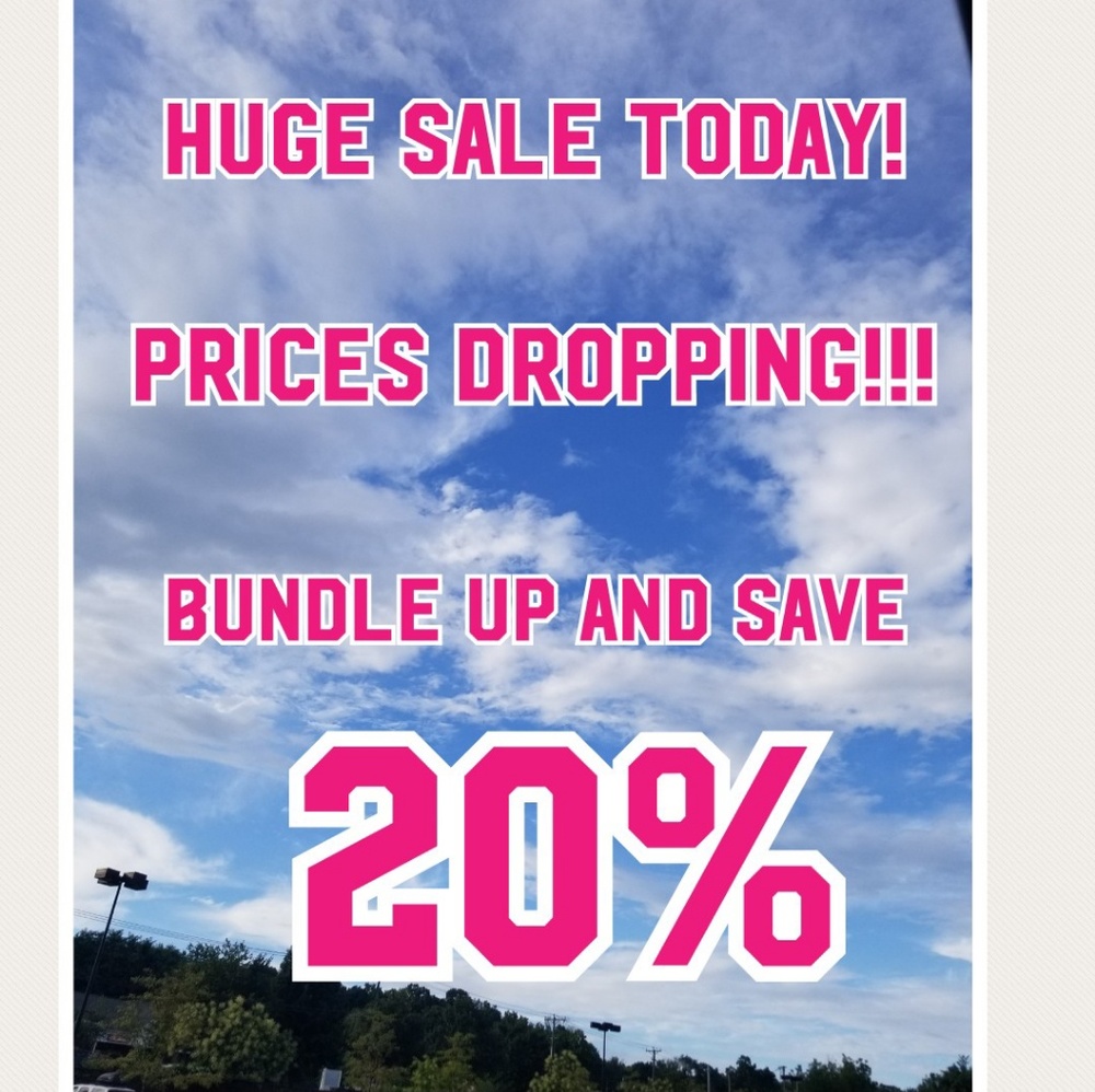 Sale!!   Prices dropped!  $5
